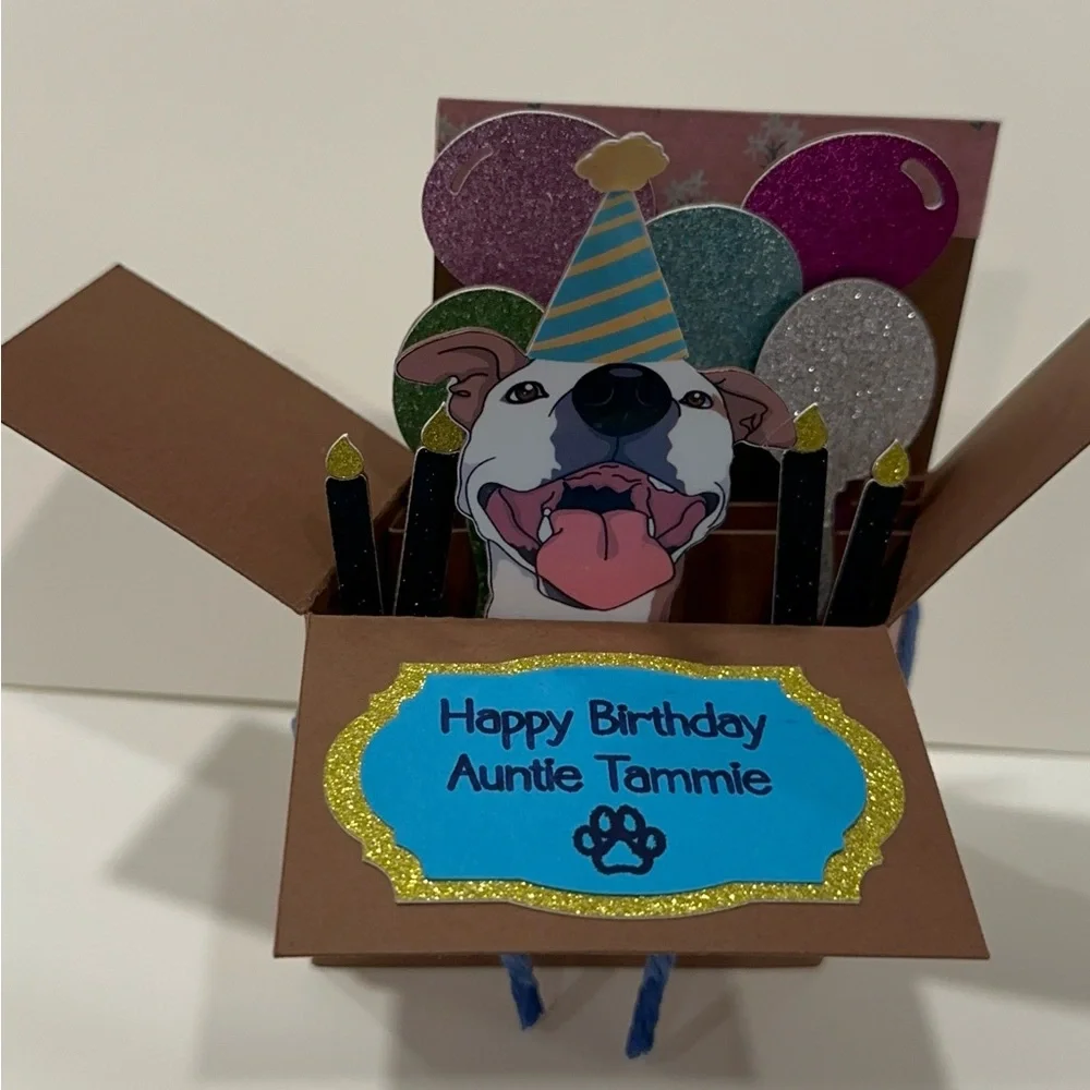 Custom Birthday  Pop-Up Card‎